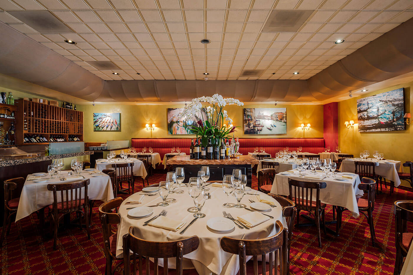 Main Dining Room at Celestino Pasadena